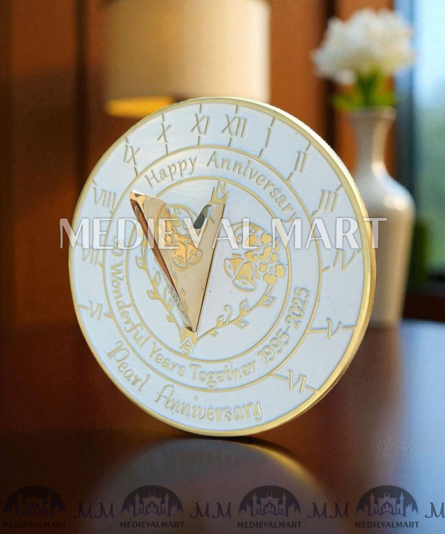 MEDIEVALMART FR Bouclier Viking Iconique Valhalla Noir/Gris – Ivar le Désossé avec Pointes en Fer | Cadeau pour Papa