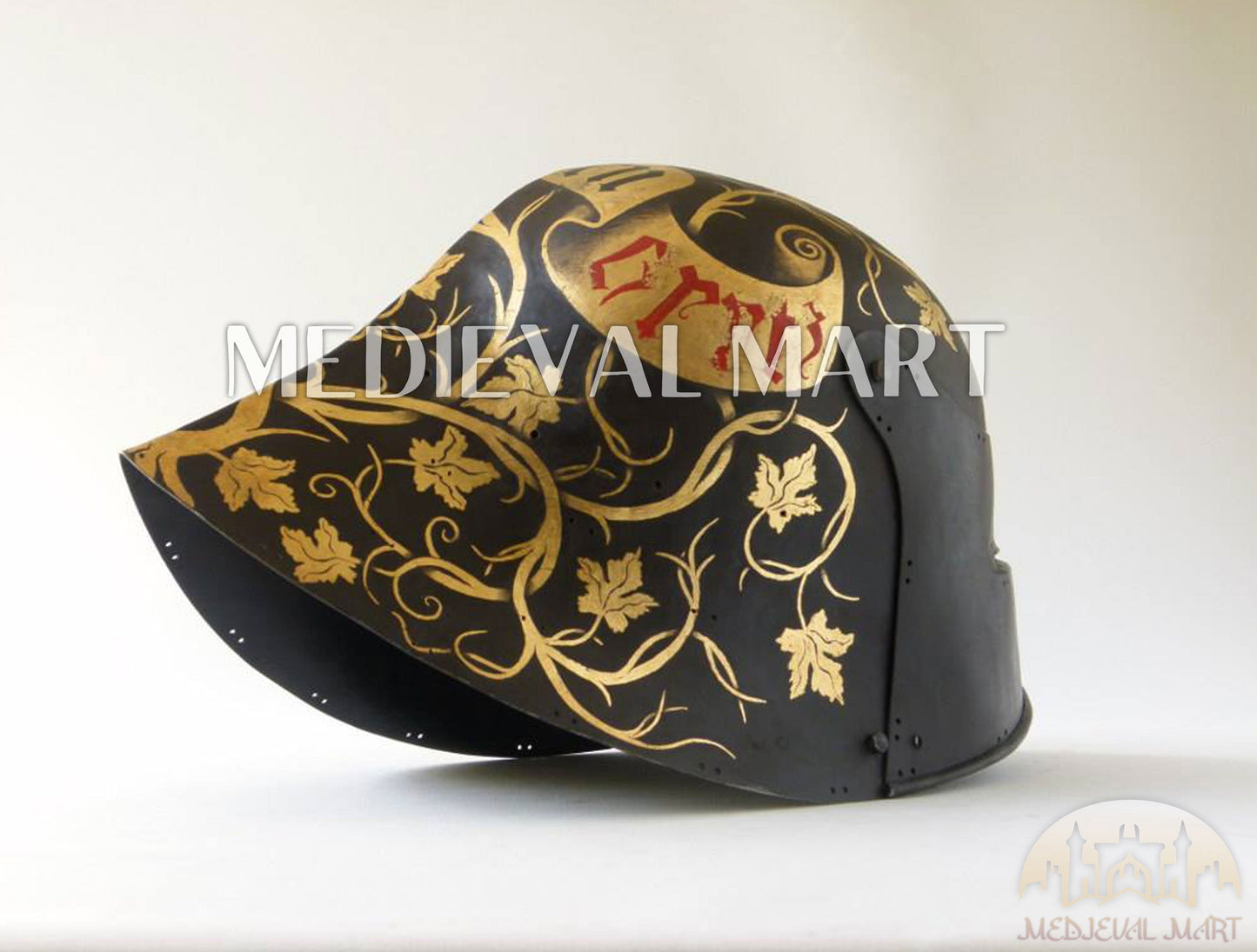 MEDIEVALMART FR Boussole Nautique Vintage Trip Gear en Laiton – Finition Or Brillant avec Base en Bois | Cadeau pour Maman